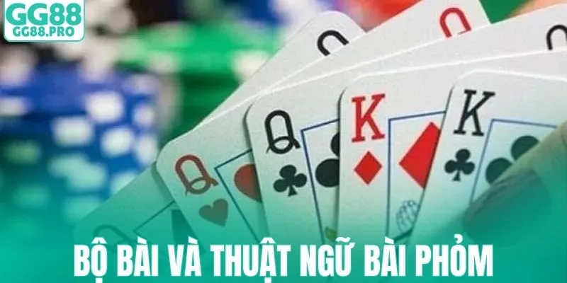 Bộ bài và thuật ngữ cơ bản trong phỏm