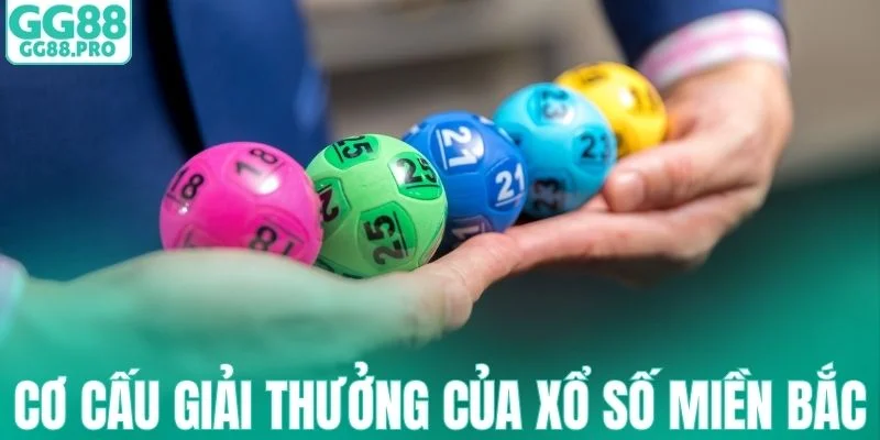 Các giải thưởng khi chơi xổ số miền Bắc tại GG88