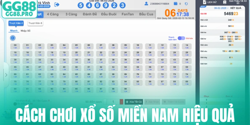 Cách chơi xổ số miền Nam hiệu quả